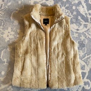 Express hybrid fur vest